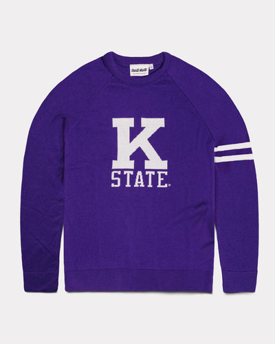 Purple Kansas State Wildcats KSU Sweater