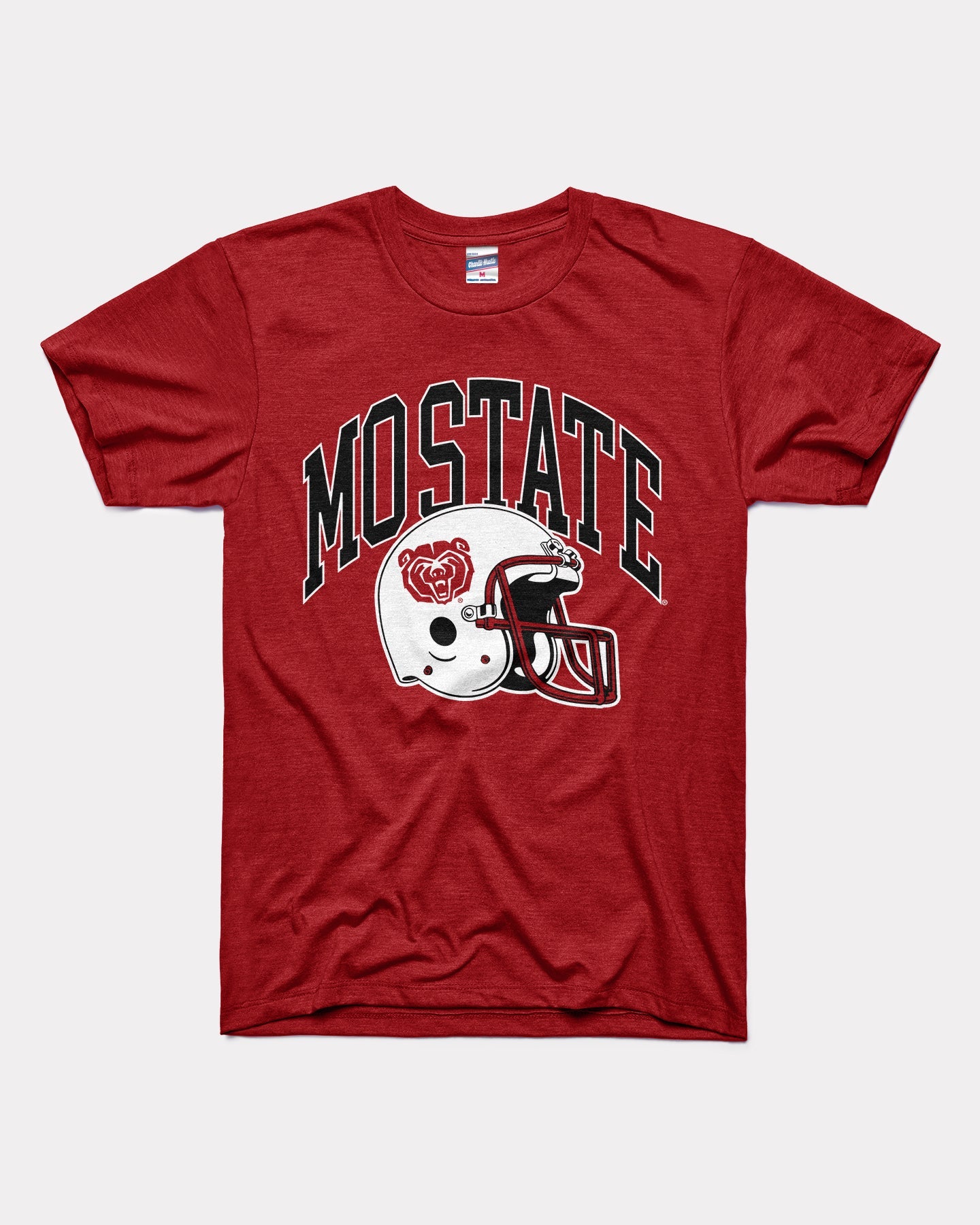 Missouri State Football Cardinal Vintage T Shirt CHARLIE HUSTLE missouri-state-football-cardinal-vintage-t-shirt-charlie-hustle