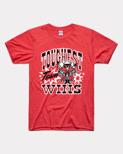 Red Texas Tech Red Raiders Toughest Team Wins Vintage T-Shirt