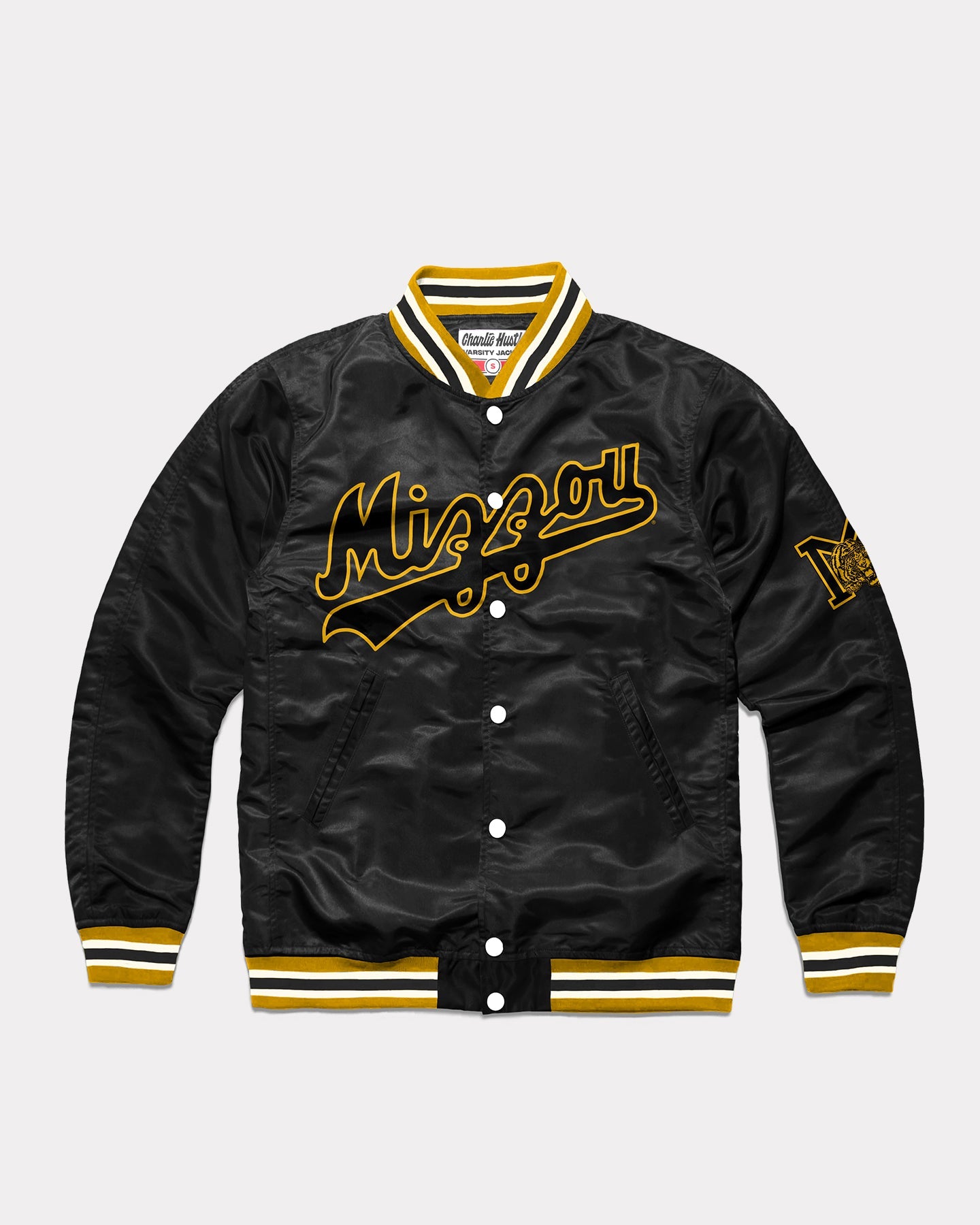 University of Iowa Vintage Black Varsity Jacket