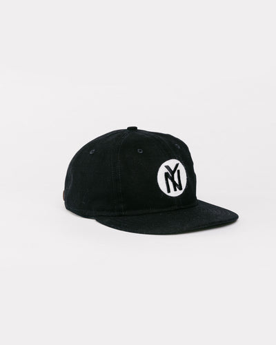 New York Black Yankees Black Baseball Hat Front