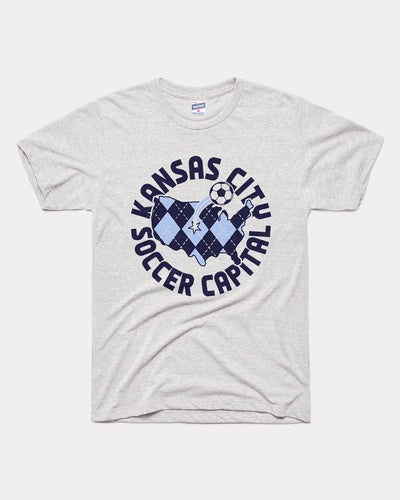 Kansas City Soccer Capital Ash T-Shirt