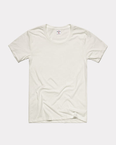 Women's Essential Vintage White Short Sleeve T-Shirt