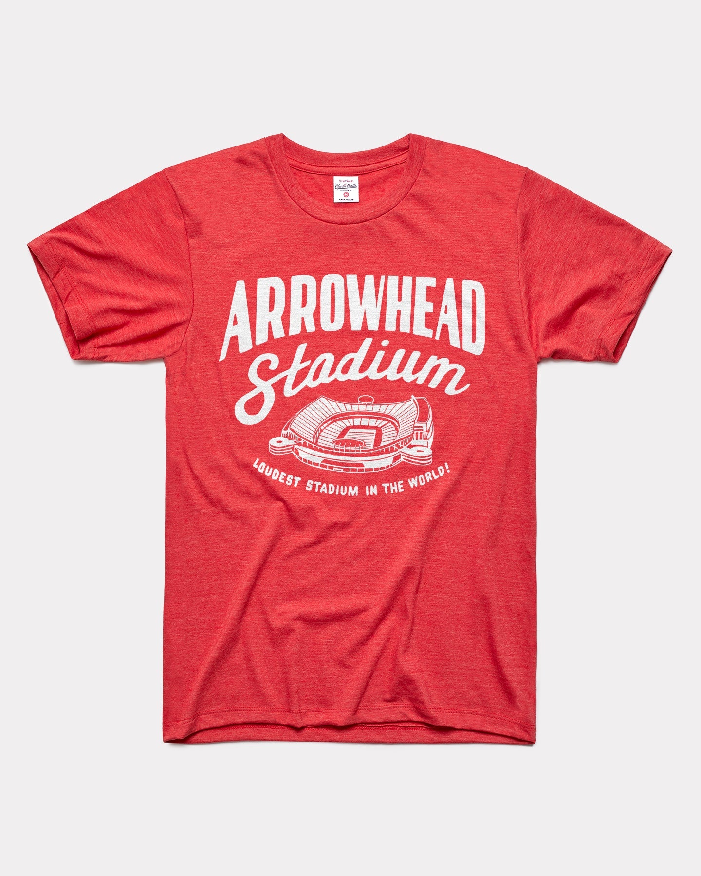 Arrowhead Loudest Stadium Red T-Shirt