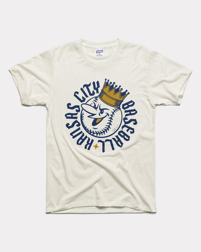 White Mr. Royal Kansas City Baseball Vintage T-Shirt