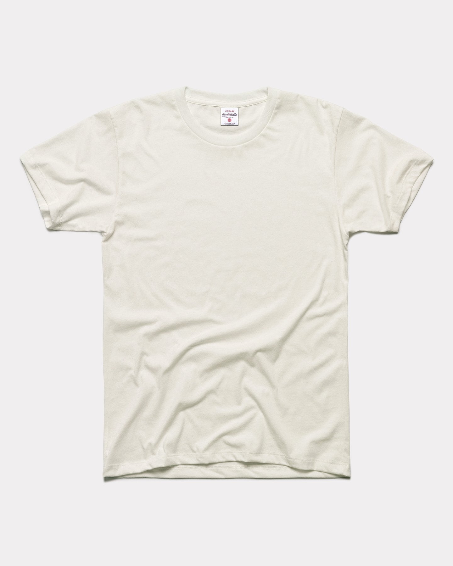 galning brevpapir Stationær White Unisex Vintage T-Shirt | CHARLIE HUSTLE