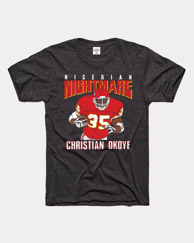 Black Christian Okoye Nigerian Nightmare Vintage T-Shirt