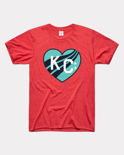 Red KC Current KC Heart Vintage T-Shirt