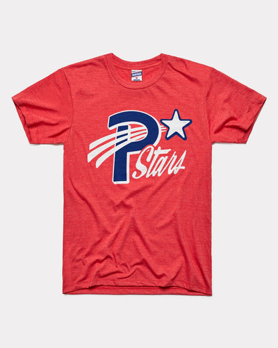 Red Philadelphia Stars Baseball P Logo Vintage T-Shirt