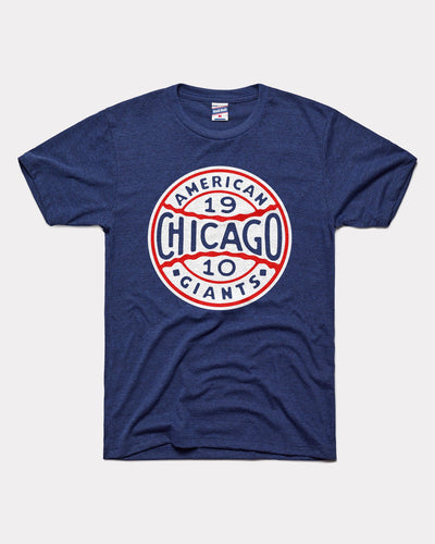 Navy Chicago American Giants Baseball 1910 Logo Vintage T-Shirt