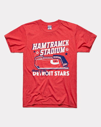 Red Hamtramck Stadium Detroit Stars Vintage T-Shirt