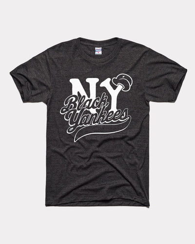 Black New York Black Yankees Baseball Logo Vintage T-Shirt