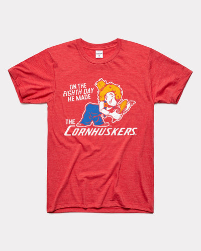 Red Nebraska Cornhuskers 8th Day Vintage T-Shirt