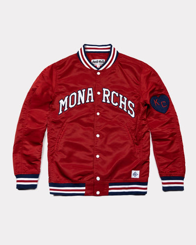 Red Negro Leagues Baseball Museum Unisex Vintage Kansas City Monarchs Varsity Jacket