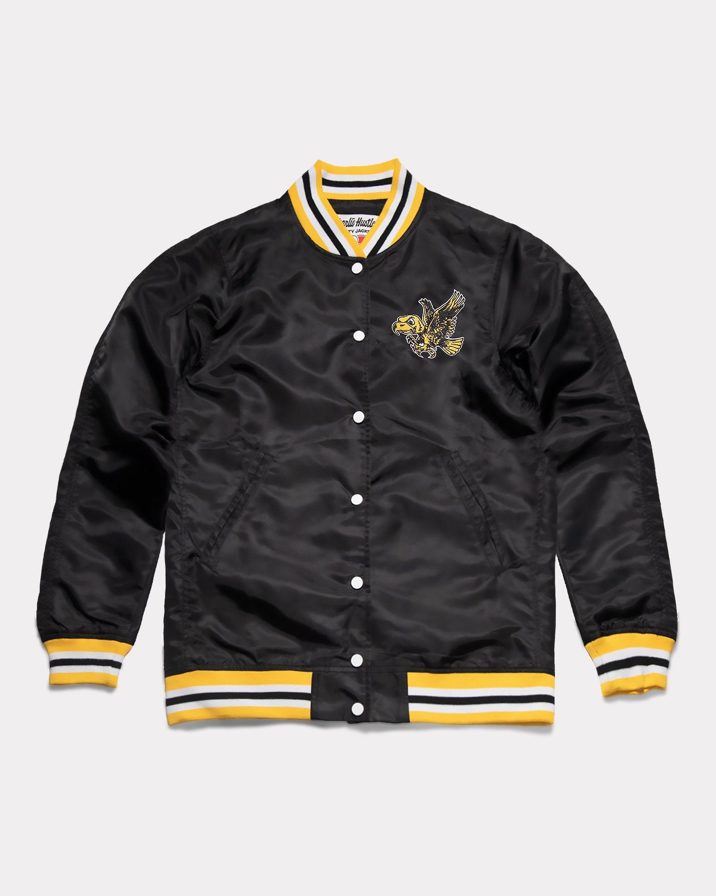 Maker of Jacket Custom Orders Design Yellow and Black Varsity