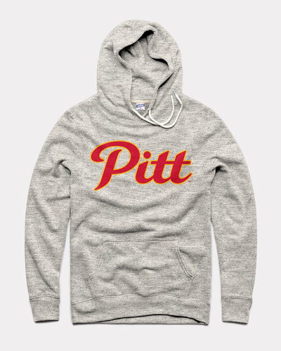 Athletic Grey Pitt State Script Vintage Hoodie Sweatshirt