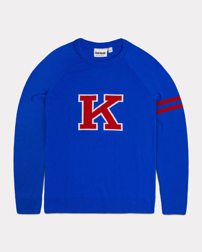 Royal Blue Kansas Jayhawks Block K Sweater