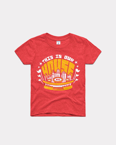 Red Ronald McDonald House Charities of Kansas City This is Our House Vintage Youth T-Shirt