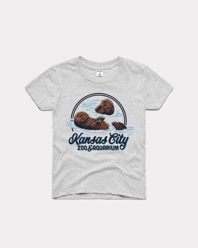 Ash Grey Kansas City Zoo and Aquarium Vintage Youth T-Shirt