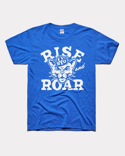 Royal Blue Rise & Roar BYU Cougars Vintage T-Shirt