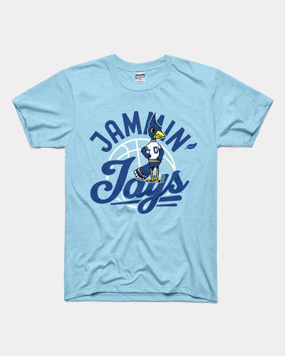 Powder Blue Creighton Bluejays Jammin' Jays Vintage T-Shirt