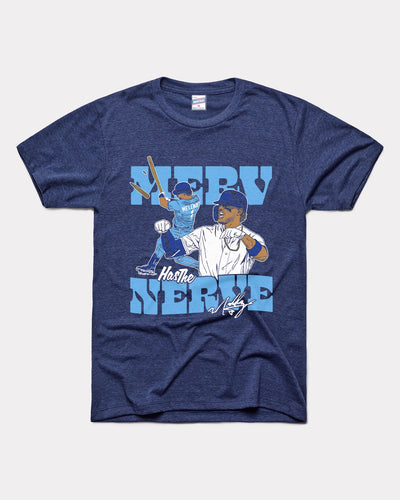 Navy Blue Merv Has the Nerve MJ Melendez Vintage T-Shirt