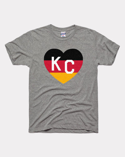 Grey Germany KC Heart Vintage T-Shirt