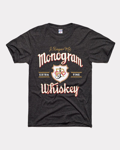 Black Rieger Monogram Whiskey Vintage Unisex T-Shirt