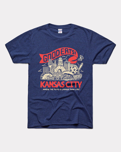 Navy Kansas City Good Eats Vintage T-Shirt