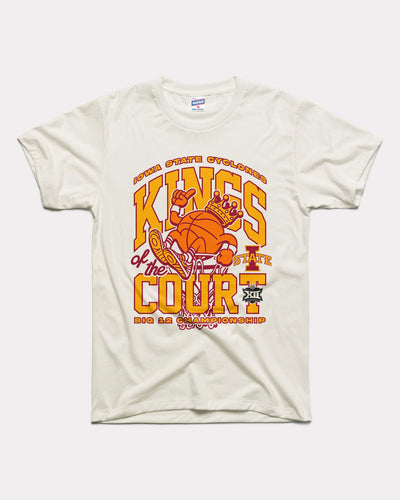 Iowa State Cyclones Kings of the Court Vintage White T-Shirt