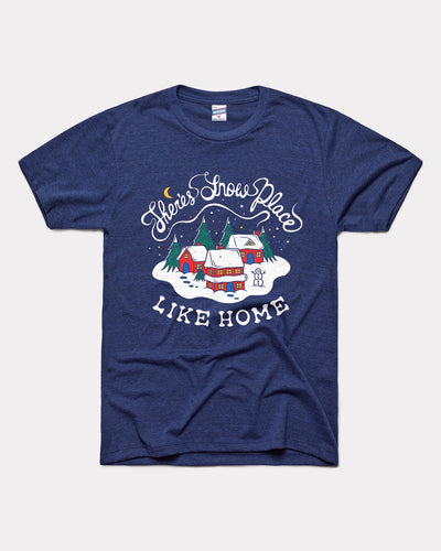 Navy There's Snow Place Like Home Vintage T-Shirt