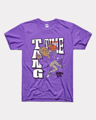 Purple Jerome Tang Time Kansas State Wildcats Vintage T-Shirt