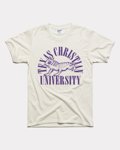 White  TCU Super Frog Arch Vintage T-Shirt