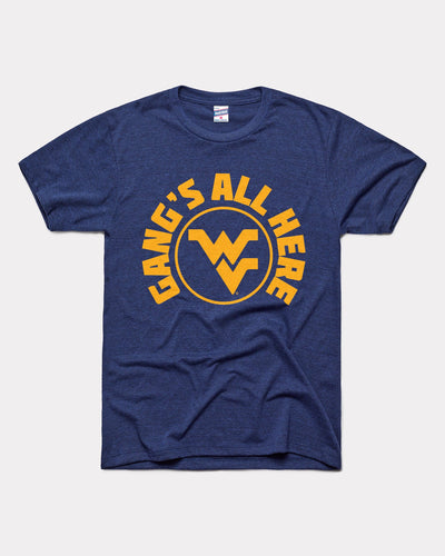 Navy WVU West Virginia Mountaineers Gang's All Here Vintage T-Shirt