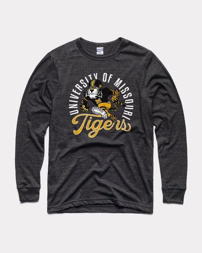 Black University of Missouri Tigers Vintage Long Sleeve T-Shirt