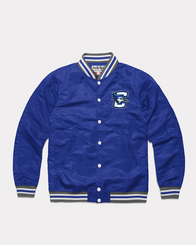 Royal Blue Creighton Bluejays Vintage Varsity Jacket Front