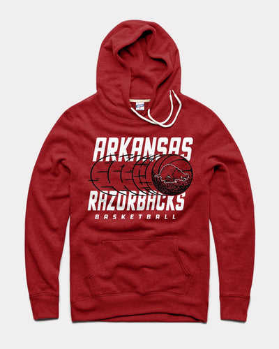 Cardinal Arkansas Razorbacks Basketball Vintage Hoodie Sweatshirt