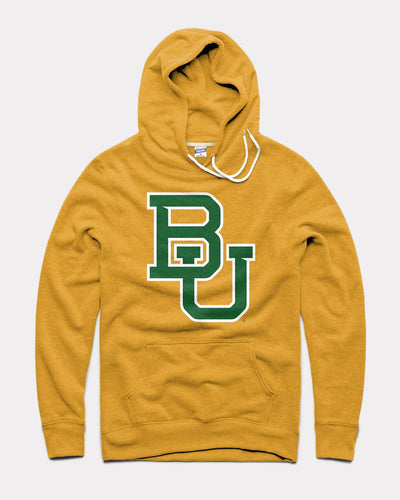 Gold Baylor Bears Logo Vintage Hoodie Sweatshirt