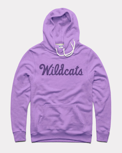 Lavender Kansas State Wildcats Script Vintage Hoodie Sweatshirt