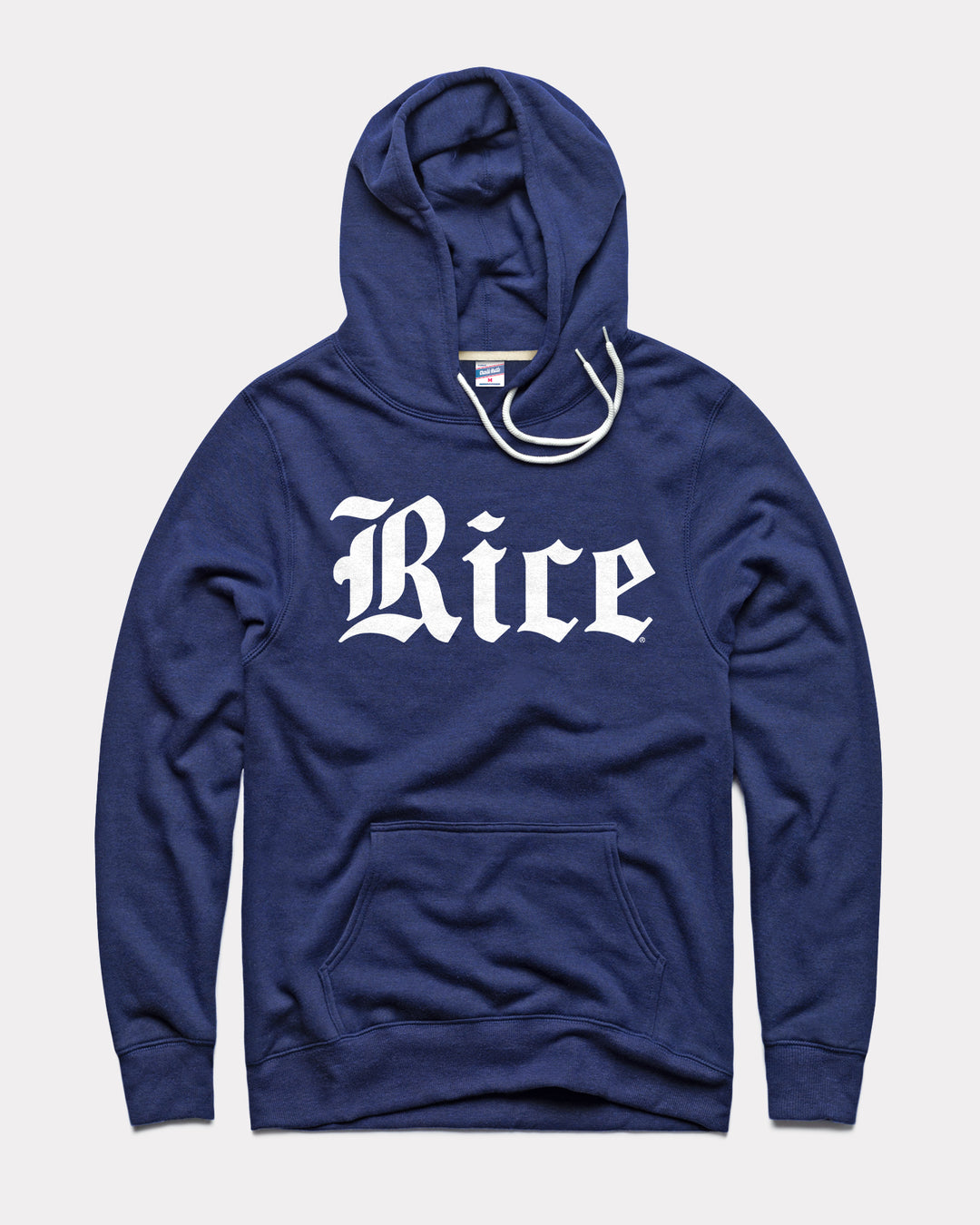 Rice Owls Script Navy Hoodie CHARLIE HUSTLE