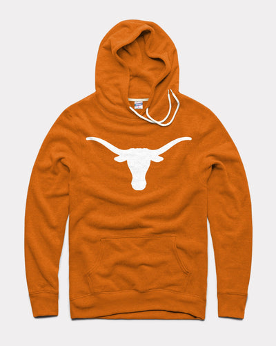 Burnt Orange Texas Longhorns Logo Vintage Hoodie Sweatshirt