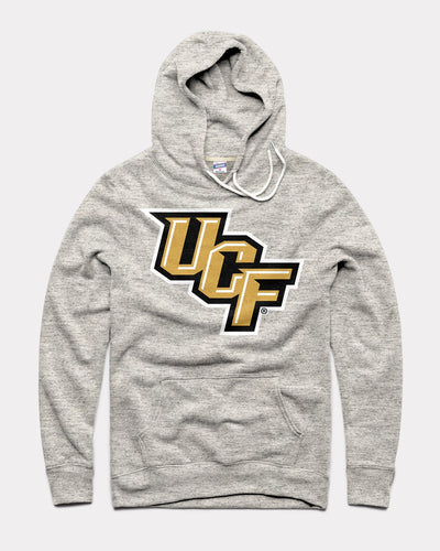 Athletic Grey UCF Knights Logo Vintage Hoodie Sweatshirt