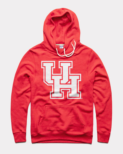 Red Houston Cougars Logo Vintage Hoodie Sweatshirt