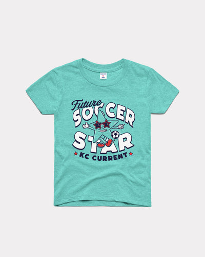 Kids Future Soccer Star Teal T-Shirt