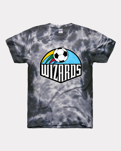 Wizards Black and White Tie Dye T-Shirt