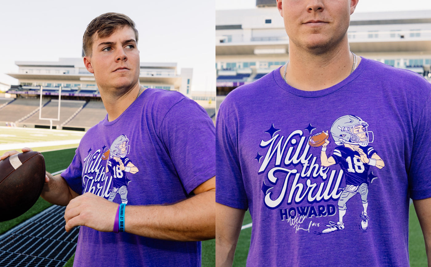 Baltimore Gridiron Purple T-Shirt - No Shave Life