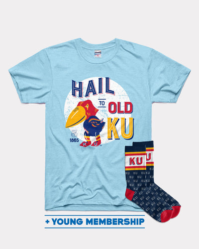 KU Alumni T-Shirt + Socks + Young Membership
