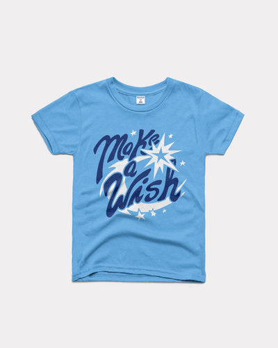 Kids Electric Blue Make-A-Wish Missouri & Kansas Vintage Youth T-Shirt