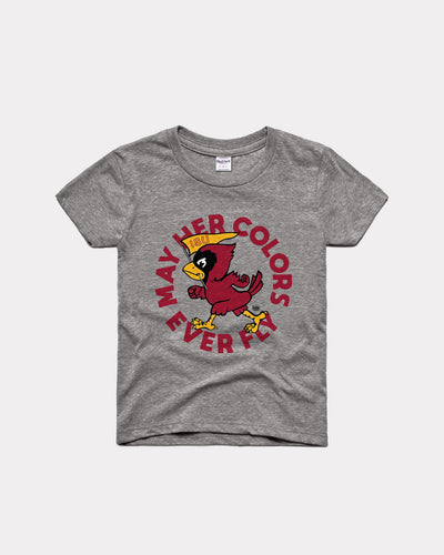 Kids Iowa State Cyclones Colors Ever Fly Vintage Grey T-Shirt