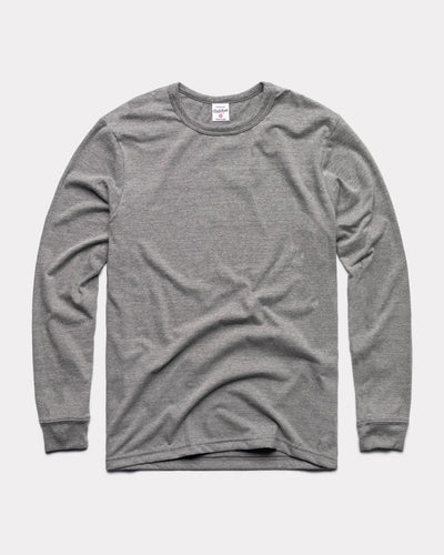 Grey Long Sleeve Essentials Collection Vintage T-Shirt
